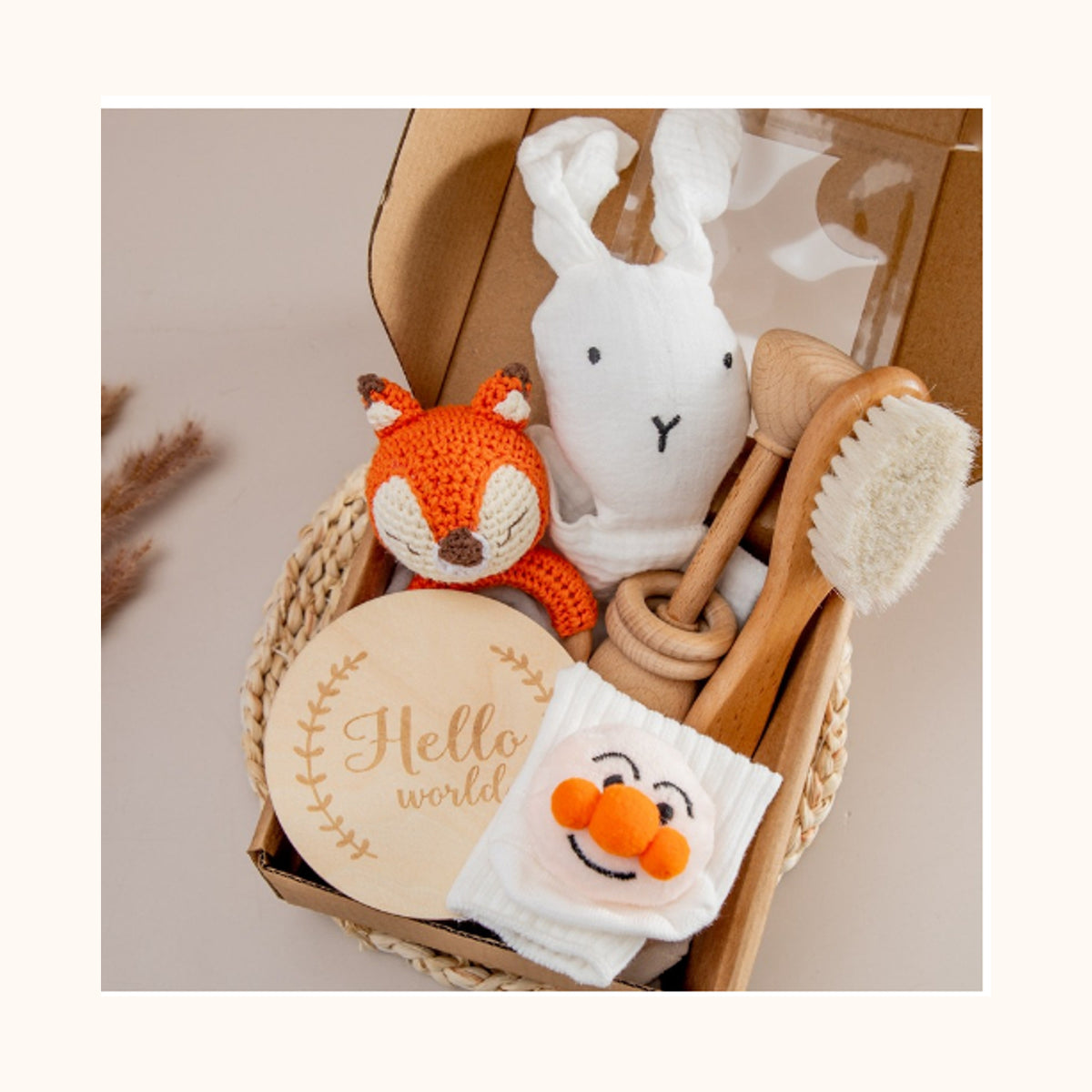Babyset med filt och träleksaker – produktbild 23