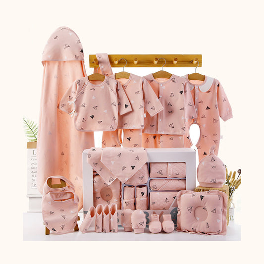 Presentbox med babykläder – Rosa, 22 delar