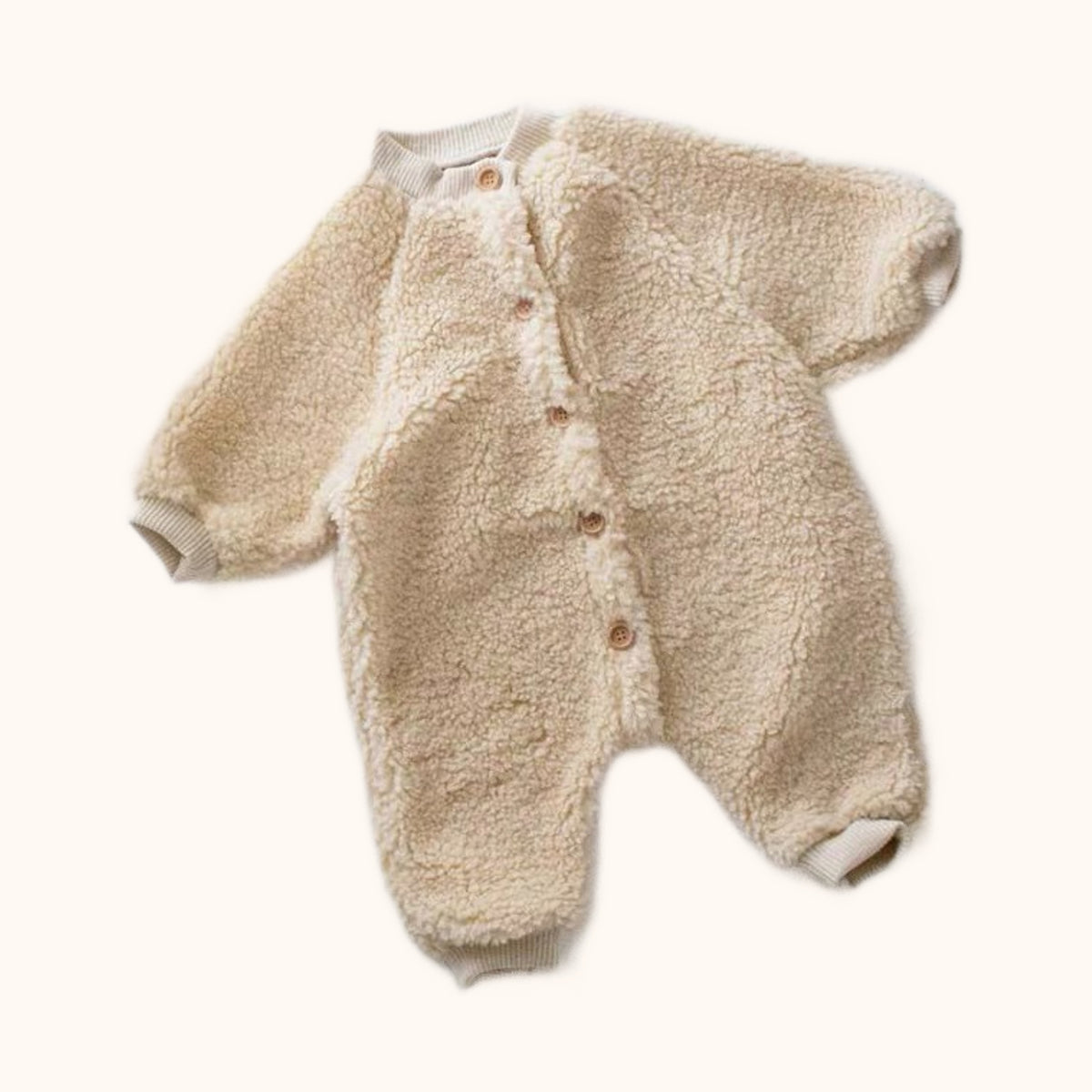 Babyoverall i bomull för kyligare dagar – produktbild 5