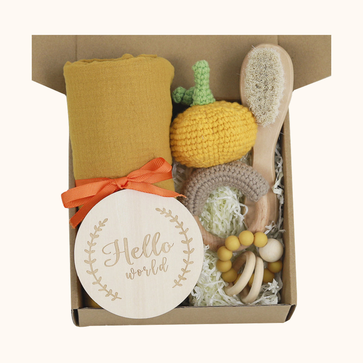 Babyset med filt och träleksaker – produktbild 6