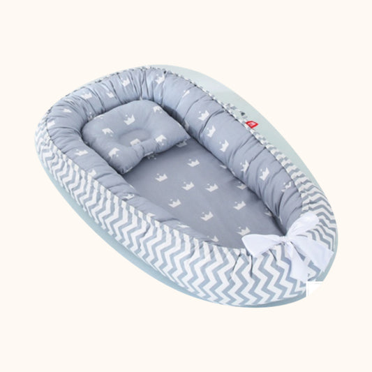 Babynest med avtagbar klädsel – Utförande M / 50 × 85 cm